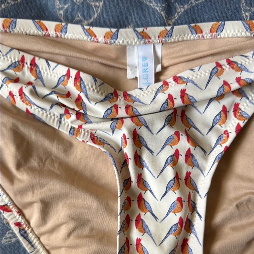 J. Crew Multicolor Patterned Bikini Euc - image 2
